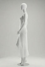 White Sheer Long Gown