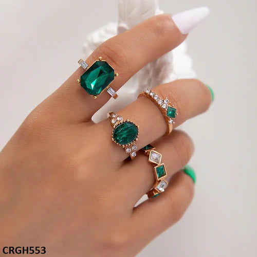 TJ Wholesale-4 Midi Rings - CRGH553