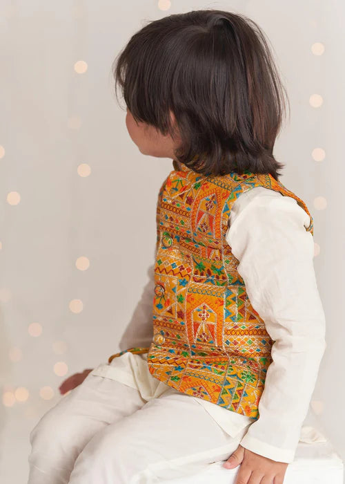 Mustard Waistcoat- Litsy Bitsy