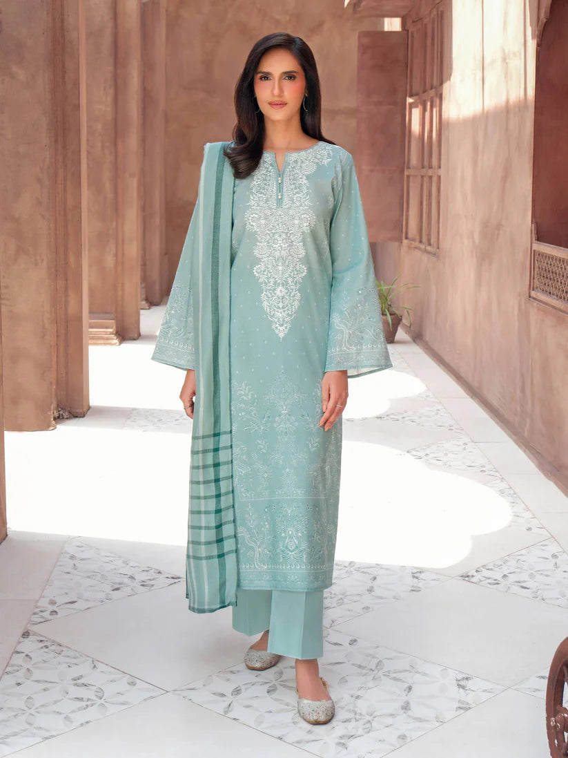 3 Piece Khaddar Suit-Embroidered (Unstitched)