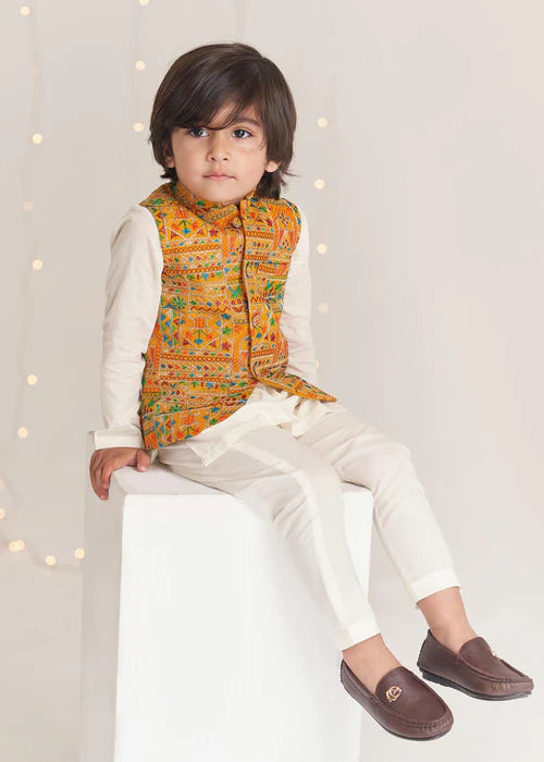 Mustard Waistcoat- Litsy Bitsy