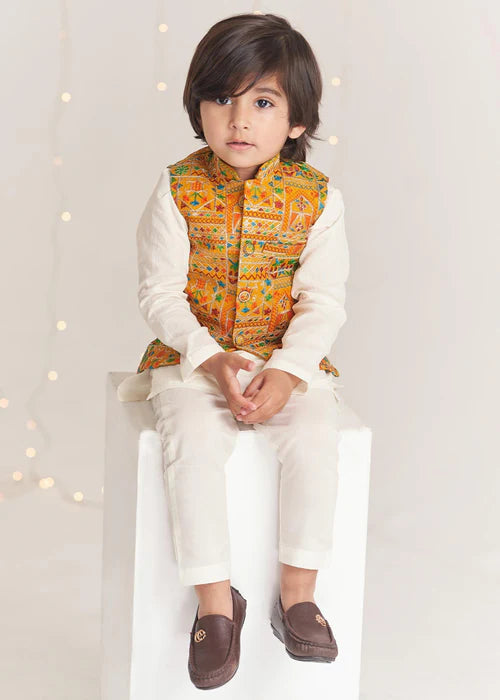 Mustard Waistcoat- Litsy Bitsy