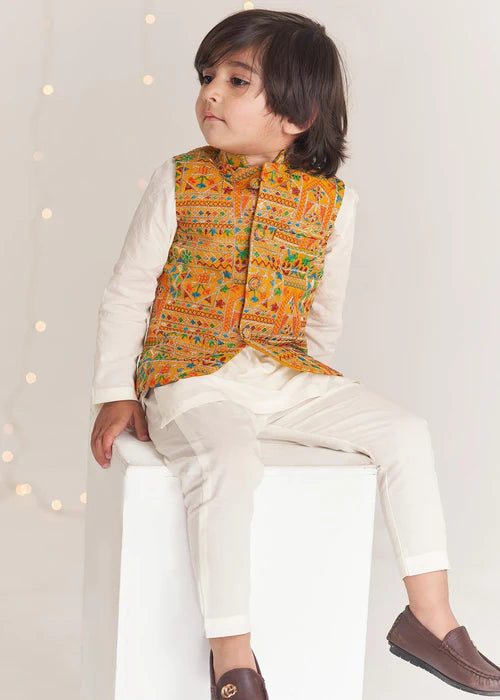 Mustard Waistcoat- Litsy Bitsy